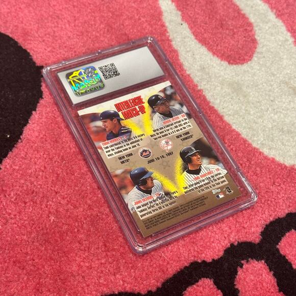 Derek Jeter 1998 Topps Interleague Match Ups Mystery Finest Refractor ILM6 CSG 8 - Picture 5 of 7